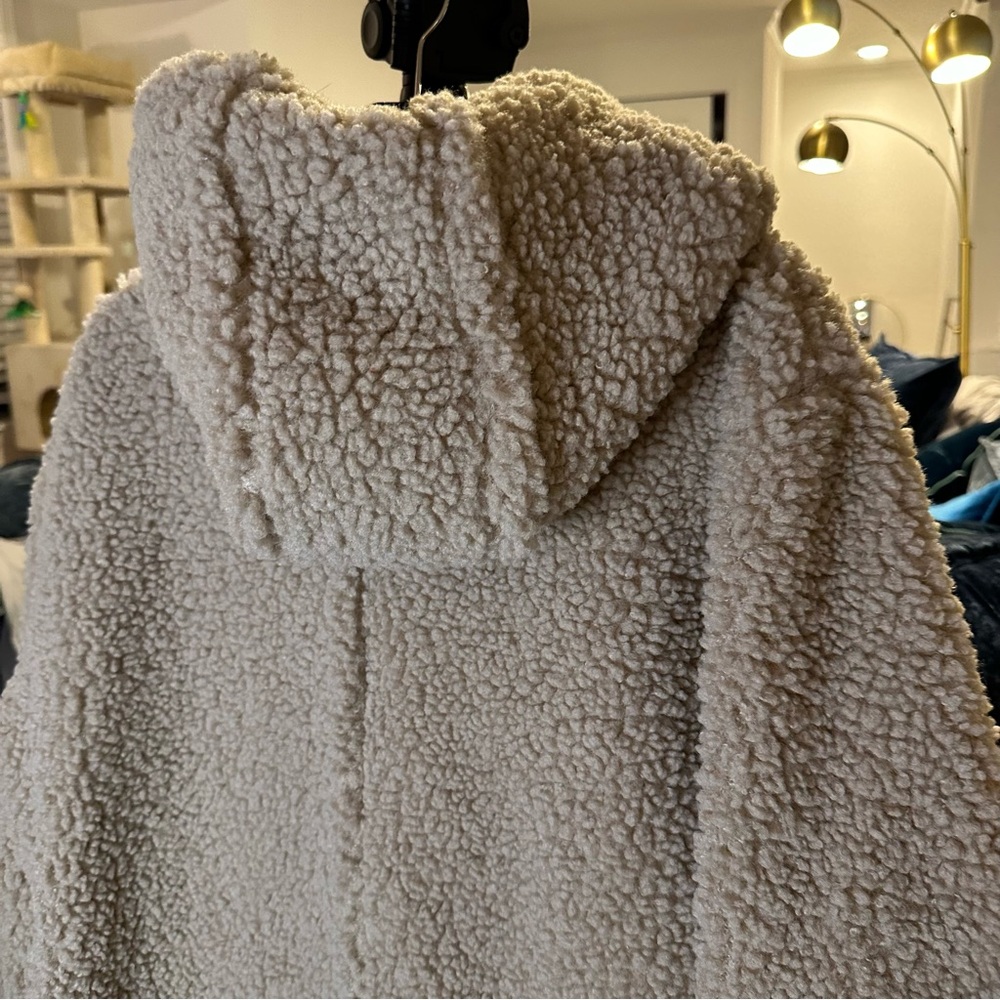 Bcbgeneration Hooded Button-Front Teddy Bear Coat… - image 5